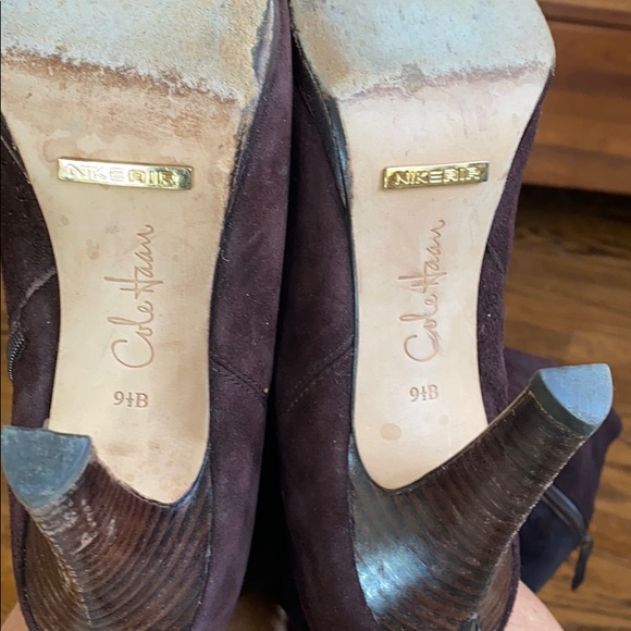 Cole Haan Nike Air Brown Suede boots 9.5 - Picture 9 of 10